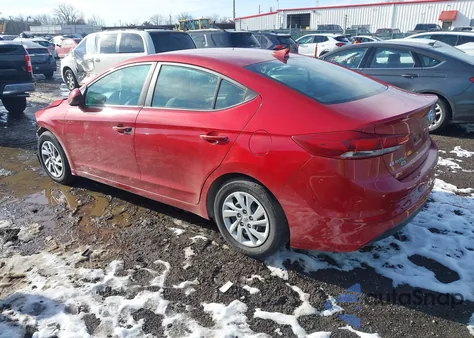 2017 Hyundai Elantra Se from USA, damaged, VIN 5NPD74LFXHH065537
